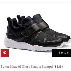 Kylie Jenner Puma Blaze of Glory + Stampd sneakers